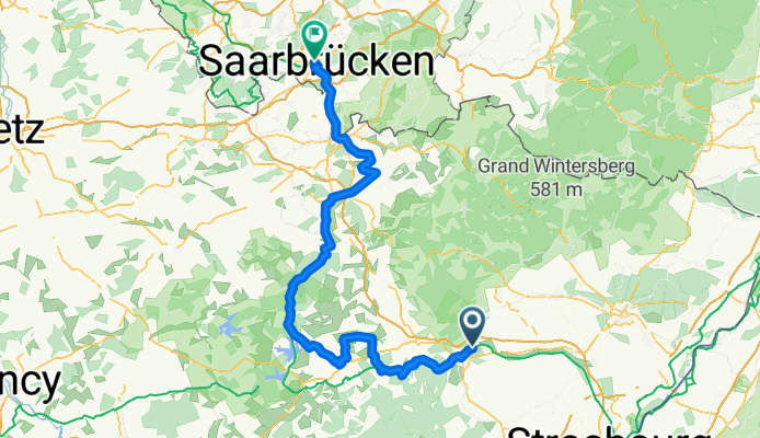5.2012 Steinborn nach Saarbrücken