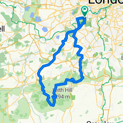Richmond Park Surrey Hills Loop