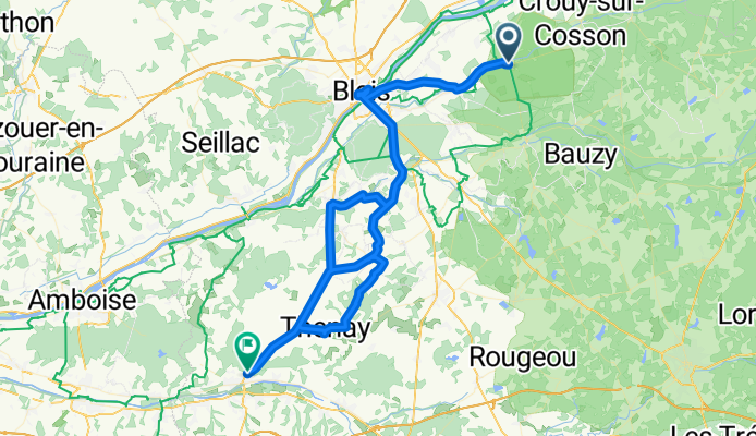 CFL D06 Chambord - Blois - Ch. Beauregard 58km.