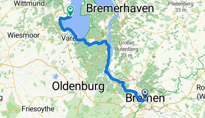 Nach Wilhelmshaven über Jadebusen CLONED FROM ROUTE 217560