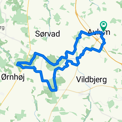 MTB tur til Præstbjerg 50 km