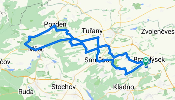 Cvrčovice - Jedomělice - Mšec