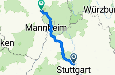 Route in der Bikemap App öffnen