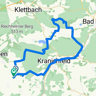 Achelstädt-Königsstuhl-Stausee-Stiefelburg-Tannroda-Kranichfeld-Achelstädt