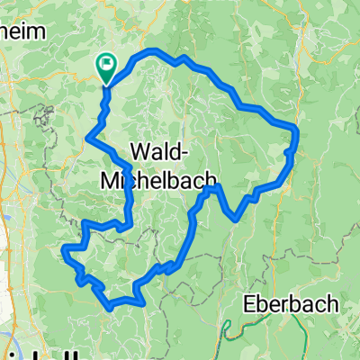 Höhenmeter sammeln im Odenwald