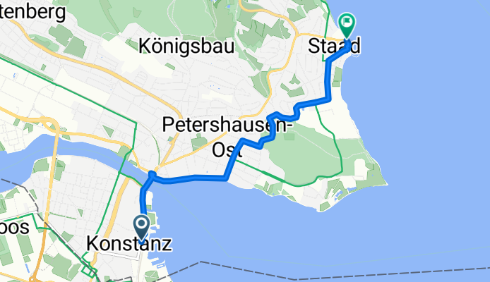 Bodensee-Radweg Konstanz - Meersburg