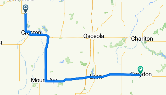 DAY 5 ORIENT IA to Corydon Ia