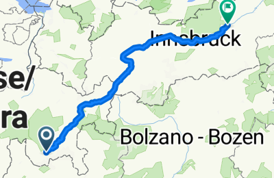Route in der Bikemap App öffnen