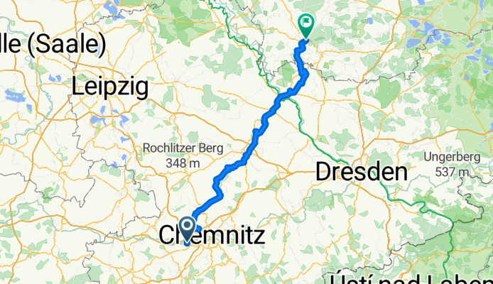 Chemnitz-Usedom ; 1.Etappe