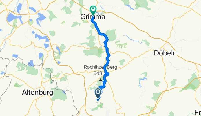 4 - Lunzenau - Grimma / Mulderadweg