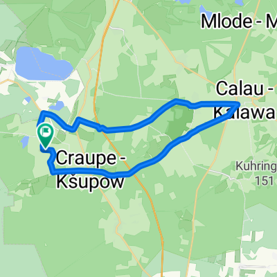 Tour nach Calau und zurück