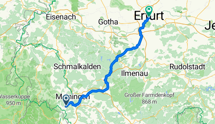 Meiningen - Erfurt
