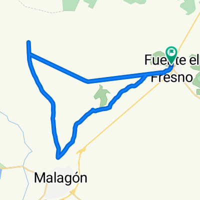 Fuente el Fresno-Cementera-Malagón-Cruz de Piedra-Fuente el Fresno