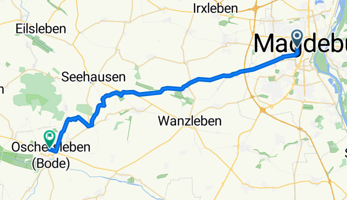 Magdeburg-Hohendodeleben-Domersleben-Remkersleben-Meyendorf-Schermcke-Oschersleben
