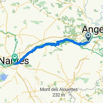 Savenniers nach Nantes_Strecke6