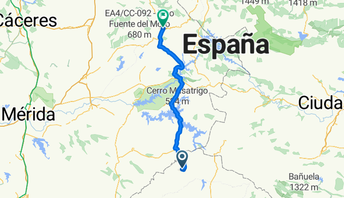 Etappe 9 Belalcazar - Guadalupe