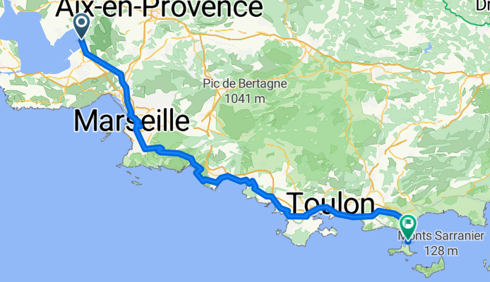 Etappe 27 Vitrolles - Giens