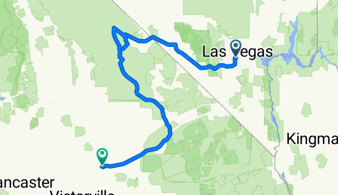 Etappe 5: Las Vegas - Barstow