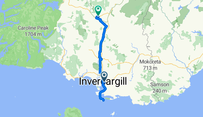 Invercargill to bluff and Mossburn