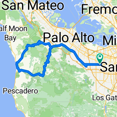 sunnyvale - old la honda - tunitas - sunnyvale