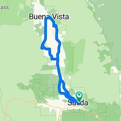 Salida - Princeton Hot Springs - Buena Vista - Salida