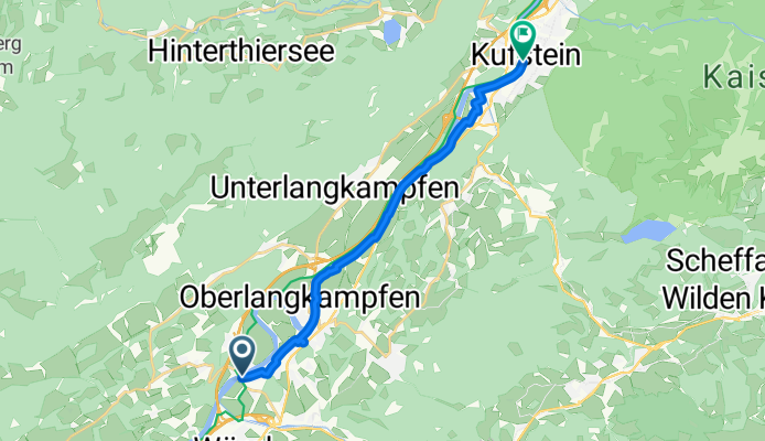 Von Angath (Innbrücke) über Kirchbichl nach Kufstein