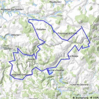 Issartés-Coucouron-les Estables 93 Km
