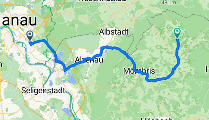 Über den Kahltalradweg zum Westerngrunf