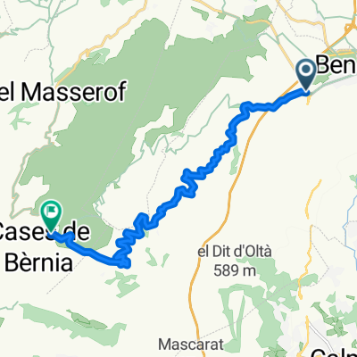 SIERRA DE BERNIA (BENISSA)