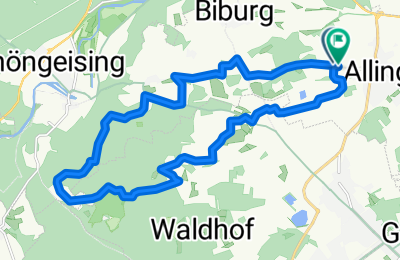 Route in der Bikemap App öffnen