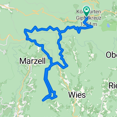 Langlaufroute-Kreuzweg-Lipple-Gleichen-Kreuzweg