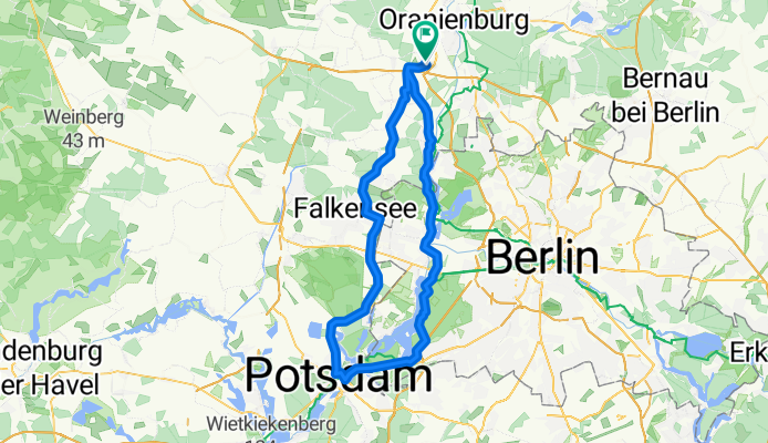 LE - Spandau - Wansee - Potsdam - Falkensee - LE
