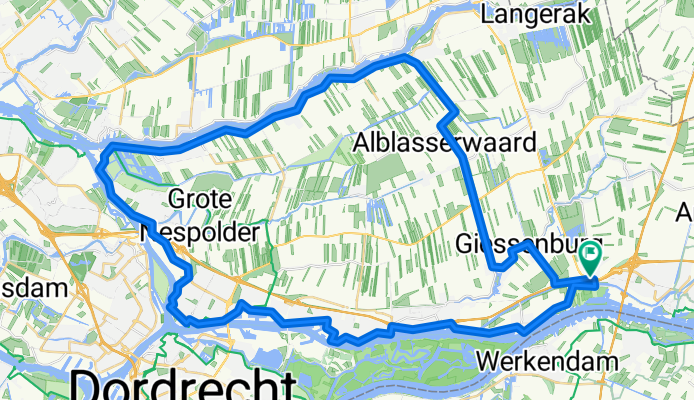 Schelluinen-Kinderdijk-Schelluinen 61,6