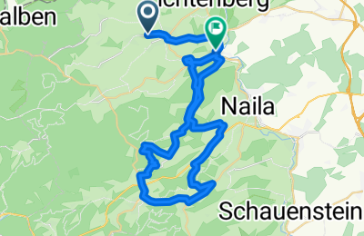 Route in der Bikemap App öffnen