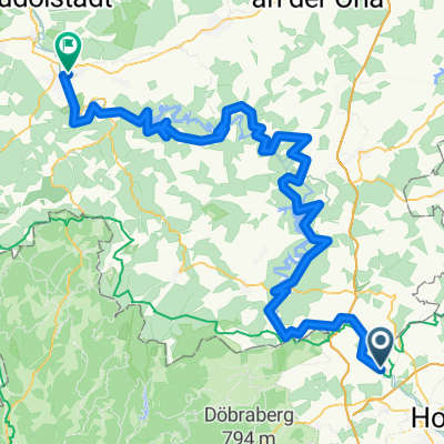 Saale von Joditz bis Saalfeld