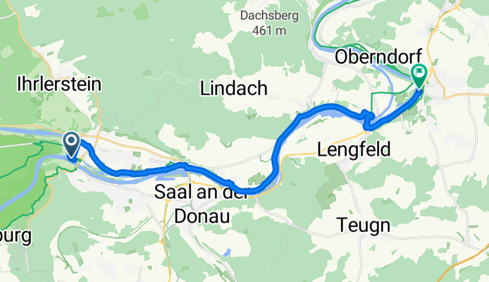 Drumul Dunarii 2013, ziua a cincea (a doua parte), Kelheim - Bad Abbach CLONED FROM ROUTE 1997586