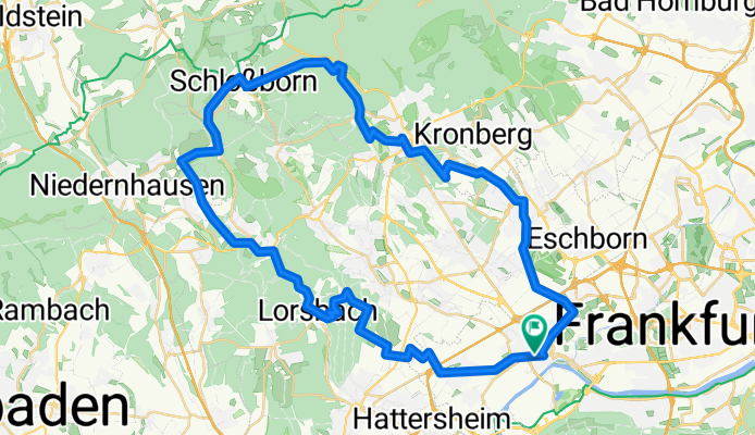 Höchst Bf. - Königstein - Ehlhalten - Gundelhardt - Viehweide - Höchst Bf.