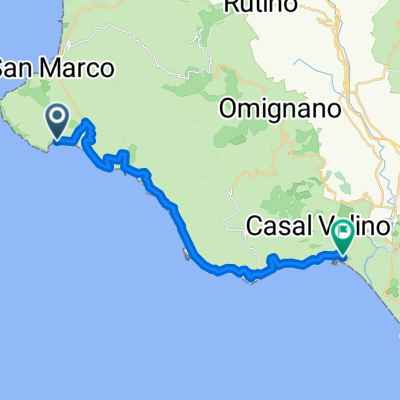 7. Etappe: Ogliastro Marina - Marina di Casal Velino