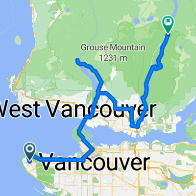 Vancouver lacs CAPILANO et SEYMOUR