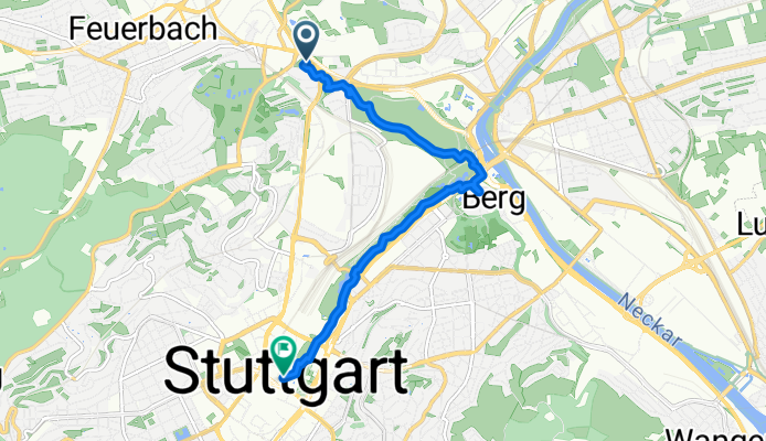pragsattel to schlossplatz