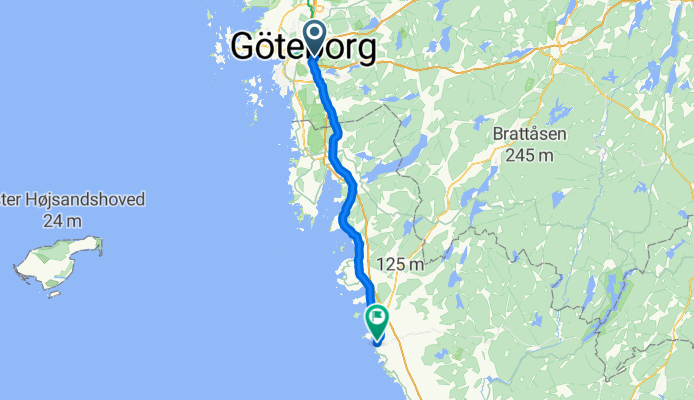 Skår, Göteborg — Varberg