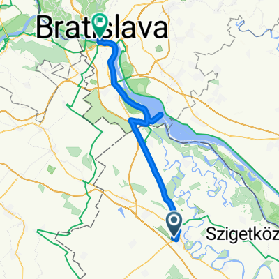 from Mosonmagyaróvár to Bratislava 