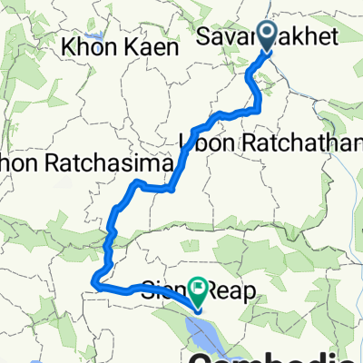 siem reap to savannakhet