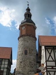 Hebe Bild 8 entlang der Bikemap-Route "Nordhausen - Stolberg" hervor