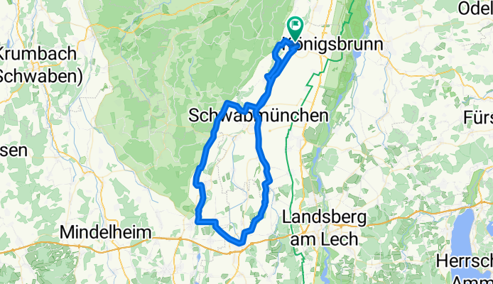 Wertach-Singold-Runde über Buchloe