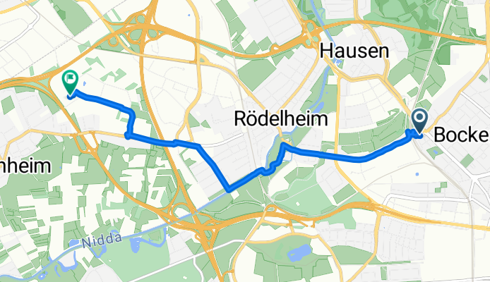 Bockenheim zu IBM Frankfurt