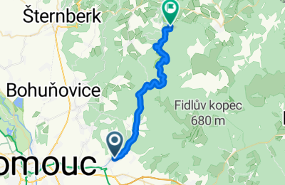 Route in der Bikemap App öffnen