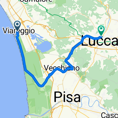 Viareggio =&gt; Lucca