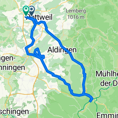 Zimmern-Tuttlingen-Trossingen-Zimmern