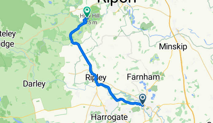 Knaresborough to Fountains Abbey v Nidd Gorge